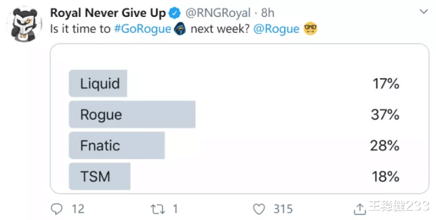 RNG化身LEC毒奶支持RGE RGE怕了：你上周支持的G2两连败(1)