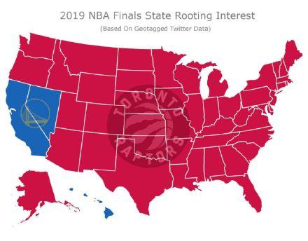 nba路程最远的总决赛 NBA总决赛94%美国人支持多伦多猛龙让你惊讶了吗(3)