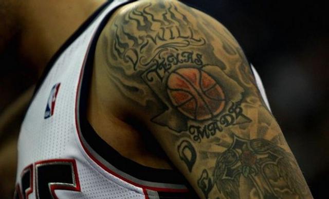 nba球员纹身 NBA十大球星的纹身(5)
