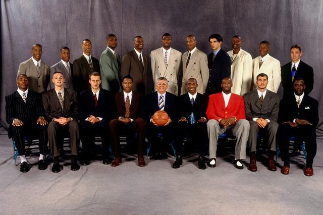 nba黄金一代历史 1996年NBA选秀合影(2)