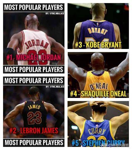 最受欢迎现役nba球星 最受欢迎的5个NBA球星(6)