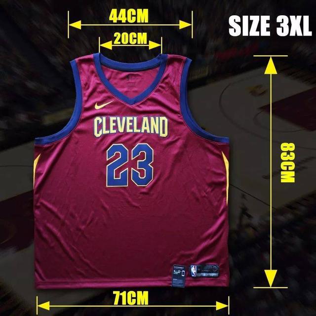 nba篮球服尺码 新版NBA球衣尺码怎么选(50)
