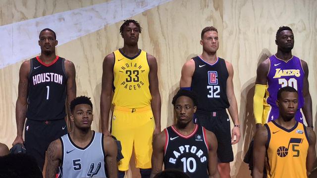 20172018赛季nba球衣 18赛季全新NBA球衣正式发布(5)