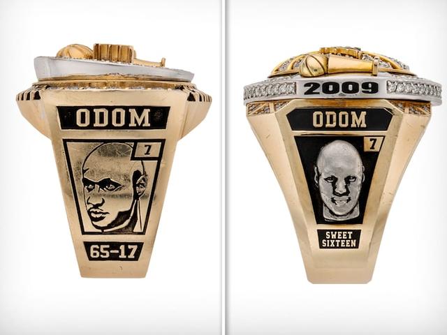 nba总冠军戒指奥 奥多姆两枚冠军戒指将被拍卖(2)