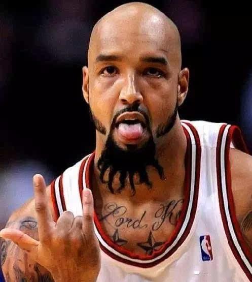 nba球星的胡子 当NBA球星留奇特的胡子(7)