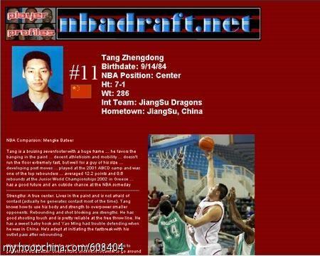 中国参加nba选秀 8位中国球员NBA选秀史(6)