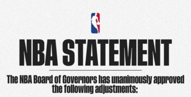 NBA董事会确定新赛季12月22日开始(1)