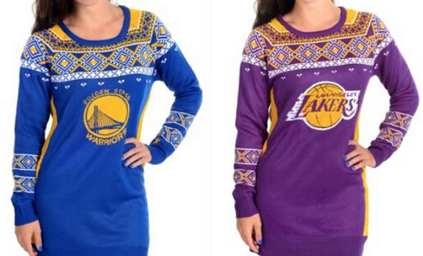 nba圣诞毛衣 NBA发售圣诞丑陋毛衣连衣裙(1)