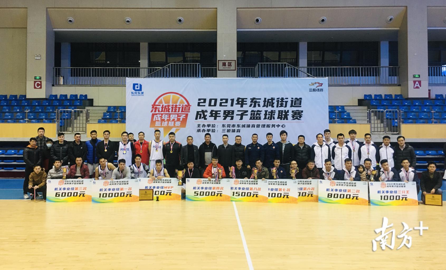 东城街道成人男子篮球联赛(机关事业组)结束(1)