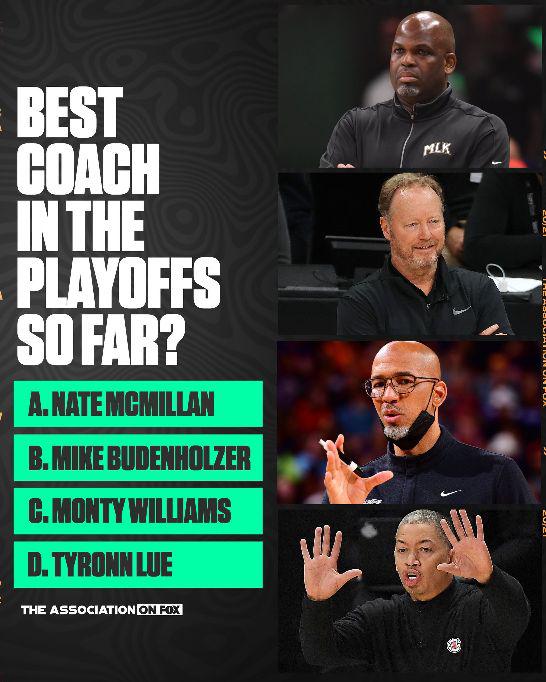 美媒列出了季后赛最出色的四名主教练，谁才是最好的那个？(1)