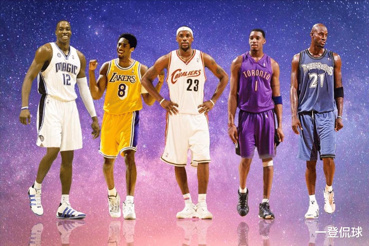 NBA历史最强5大高中生球员：科麦领衔后场，詹皇统领，10年或8冠(1)