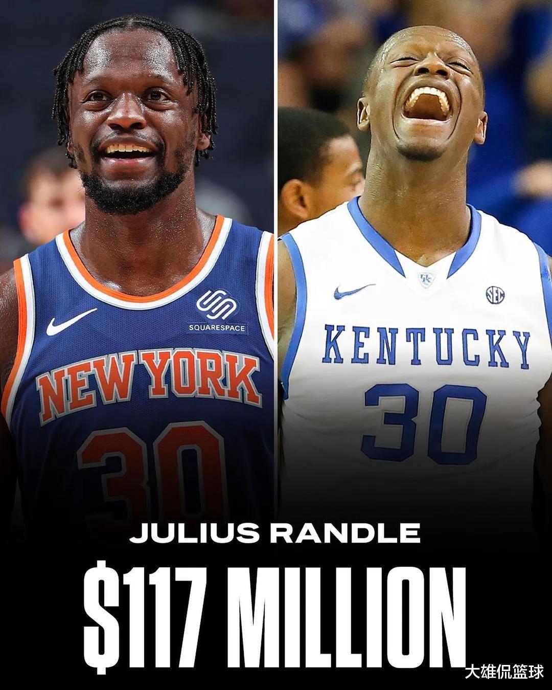 美媒列出肯塔基大学出身的十名合同过亿美元的NBA现役球员(11)
