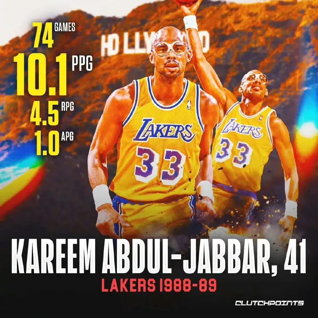 NBA历史上只有10位球员打到了20个赛季，詹姆斯的表现真的可谓是历史独一档！
(6)