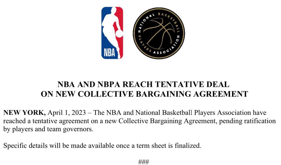 NBA新协议达成！常规赛成过去式，6大改革影响所有球员(2)