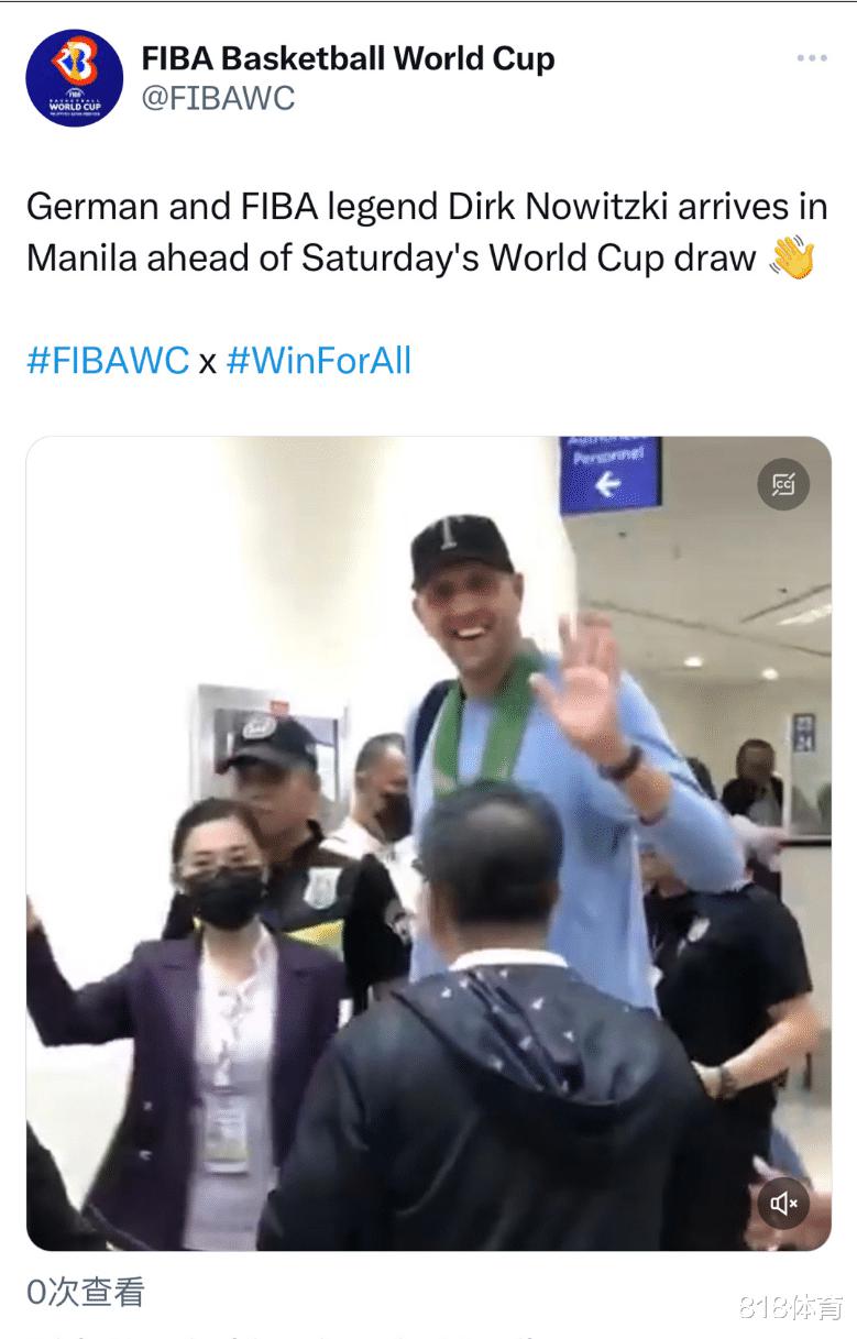 排面! 姚明抵达马尼拉出席世界杯抽签, 10名警察护驾扫地大妈掏手机拍照(2)