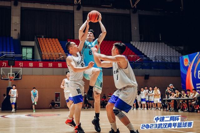 武汉青年篮球赛上，冠军球队下了场“三分雨”(1)