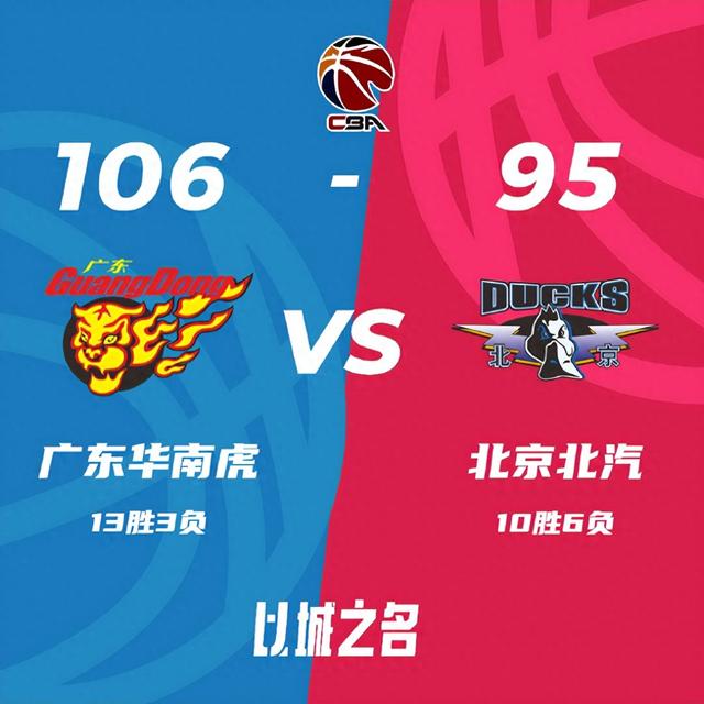 广东男篮106-95战胜北京男篮(1)