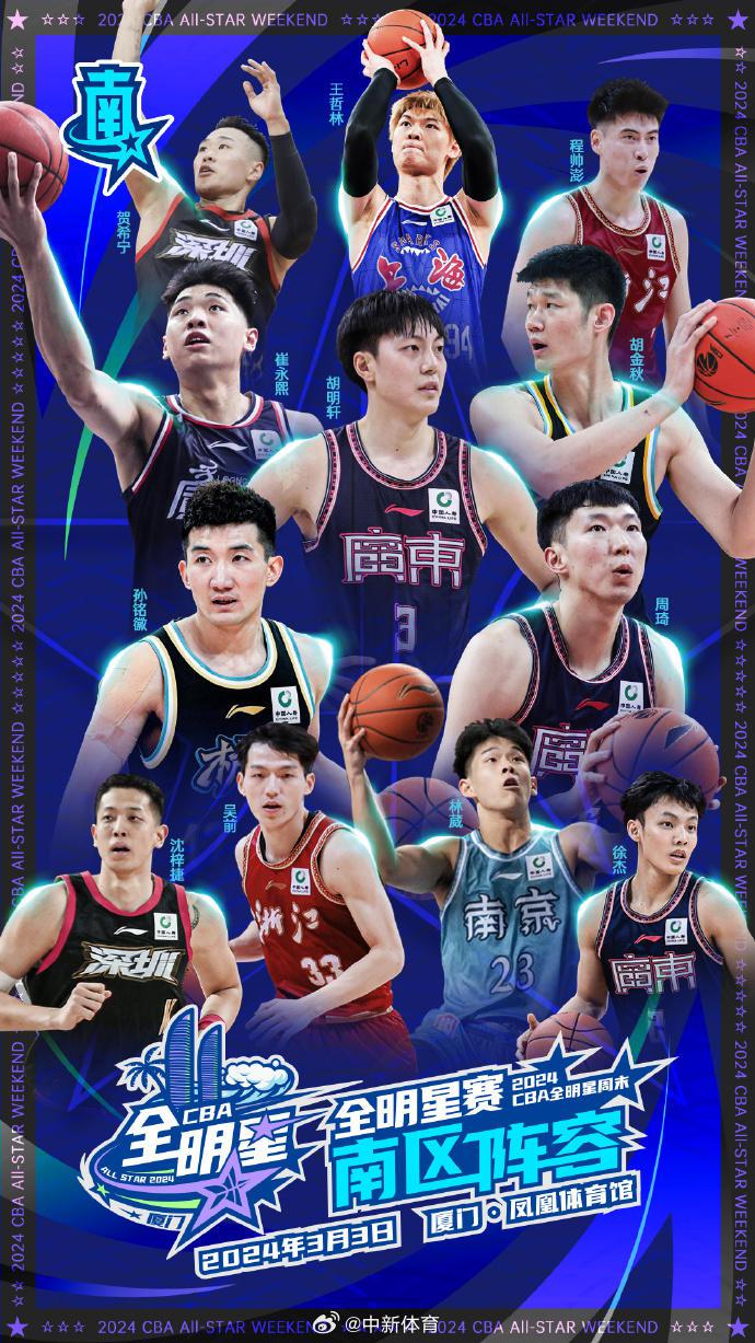 CBA全明星赛阵容全部确定,四川男篮球员景菡一入选替补名单(3)