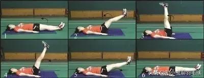 羽毛球加强力量锻炼的六种动作(7)