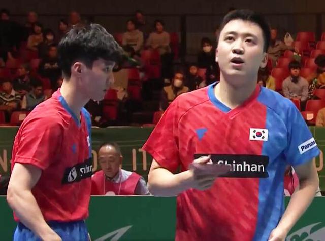 乒乓球世界杯：韩国队率先杀入男团决赛！中国台湾队多次错失良机(2)