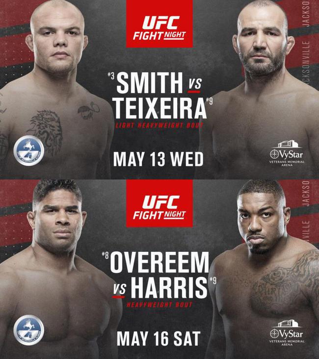 UFC公布5月14日17日两场赛事 地点仍为美国佛州(1)