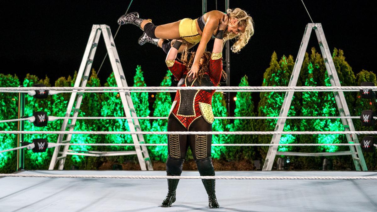 WWE明日女皇再获冠军挑战权，他连铁梯都爬不上去却拿下了合约包(13)