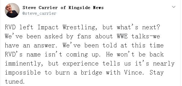 WWE兰迪在《地狱牢笼》上的比赛确定，极限大师RVD有望重返公司？(5)