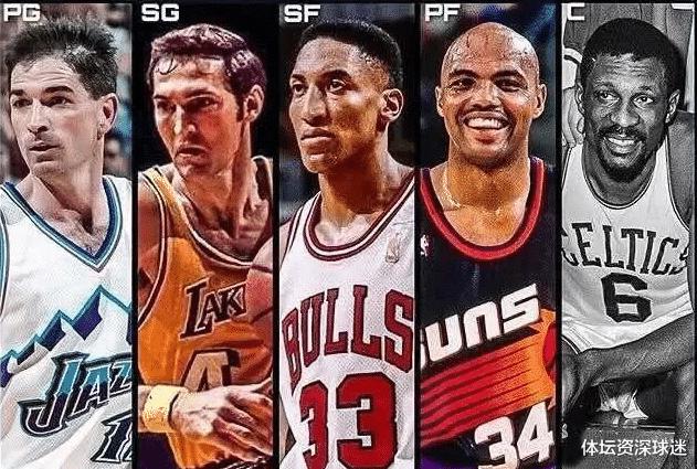 NBA历史最强5套阵容：詹姆斯、乔丹均1阵，科比2阵，杜兰特3阵(5)