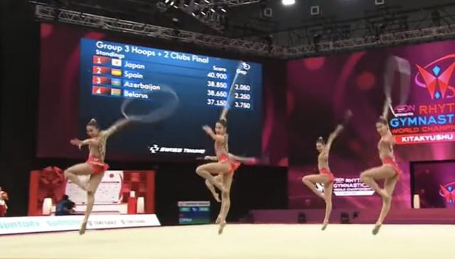 艺术体操世锦赛俄意分获最后两金 中国收获四五名(1)