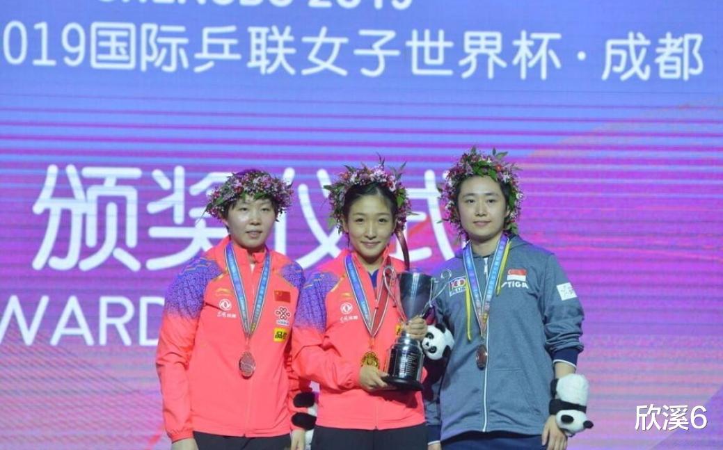 刘诗雯五个世界杯女单冠军战胜了谁最终夺冠？看完你还会觉得水吗(4)