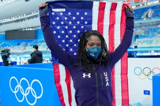 北美看冬奥：第一枚黑人女子单项金牌！艾琳创历史(2)