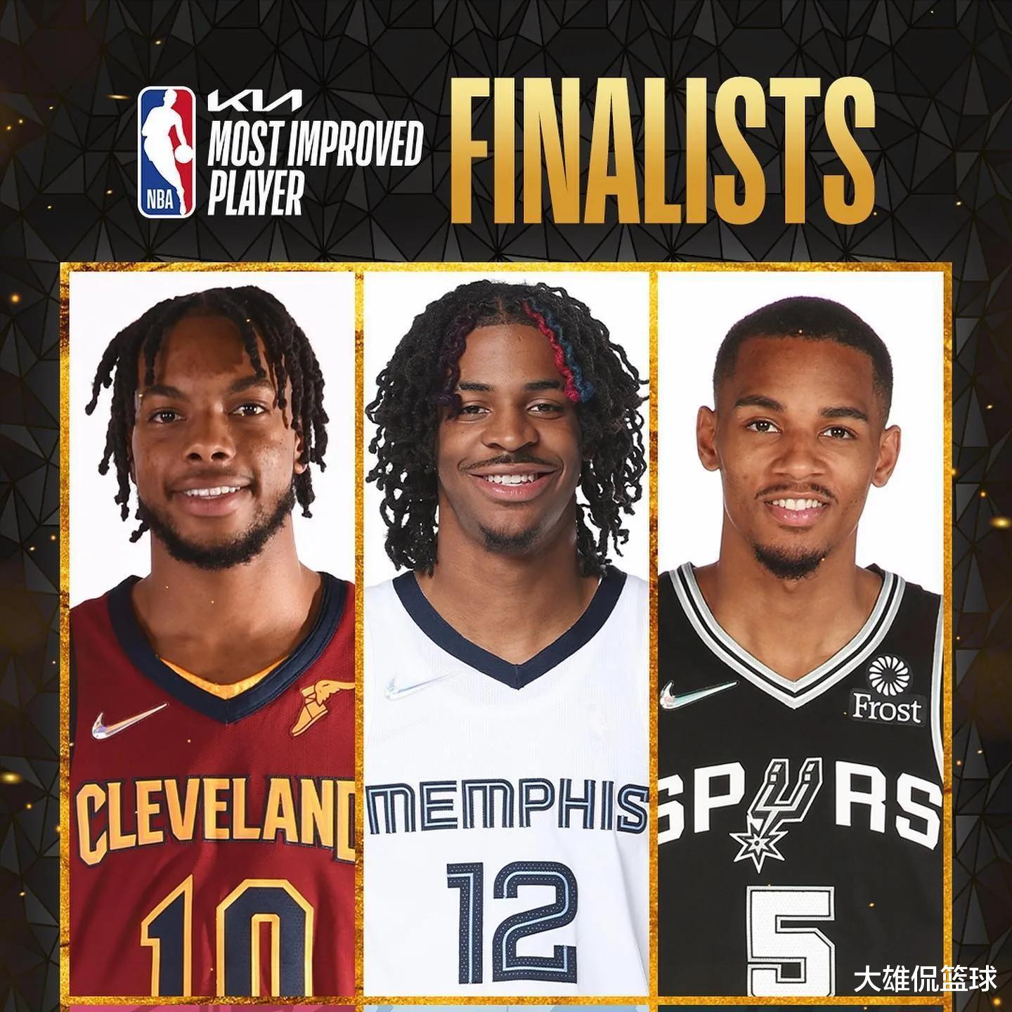 NBA公布了年度最佳六大奖项的最终候选人，哪个三选一最让人惊讶(4)