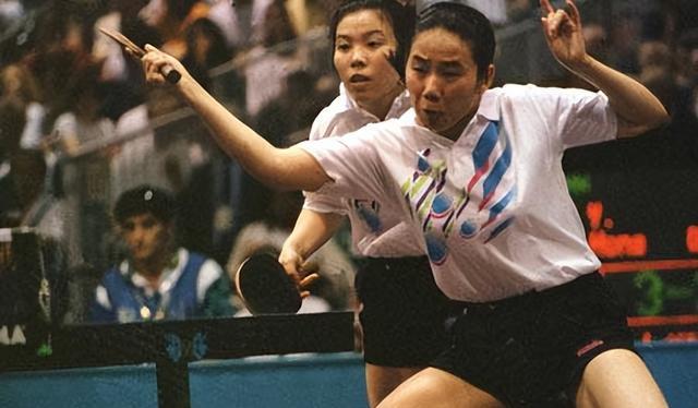 女乒30年系列10：亚特兰大奥运会，邓亚萍、乔红大战陈静(15)