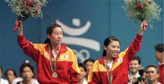 女乒30年系列10：亚特兰大奥运会，邓亚萍、乔红大战陈静(41)
