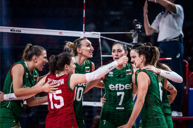 国家女排联赛保加利亚3-0横扫多米 轻松斩获第3胜(1)