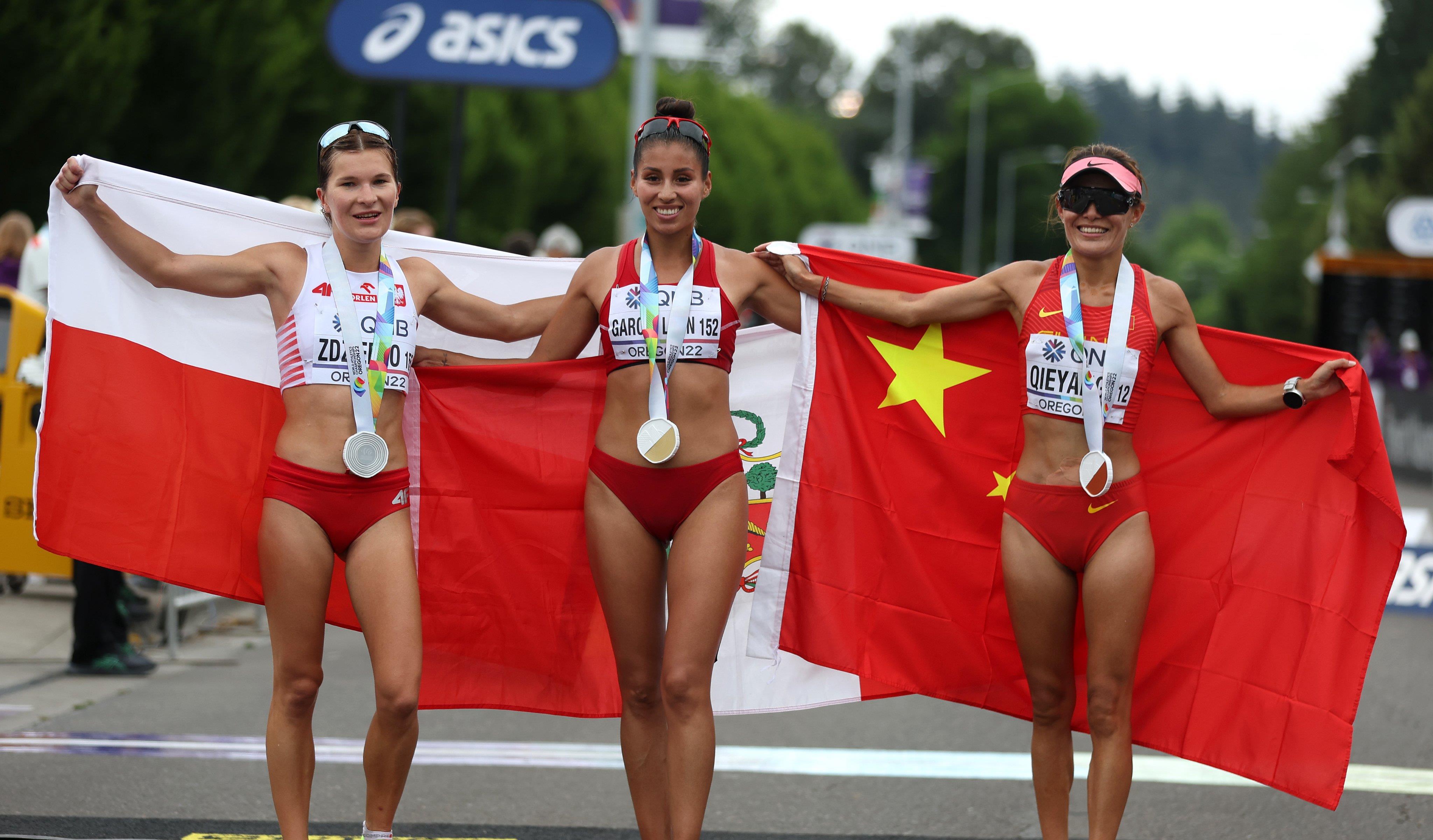 复制黏贴？世锦赛女子20公里竞走、35公里竞走金银铜牌完全一致(1)