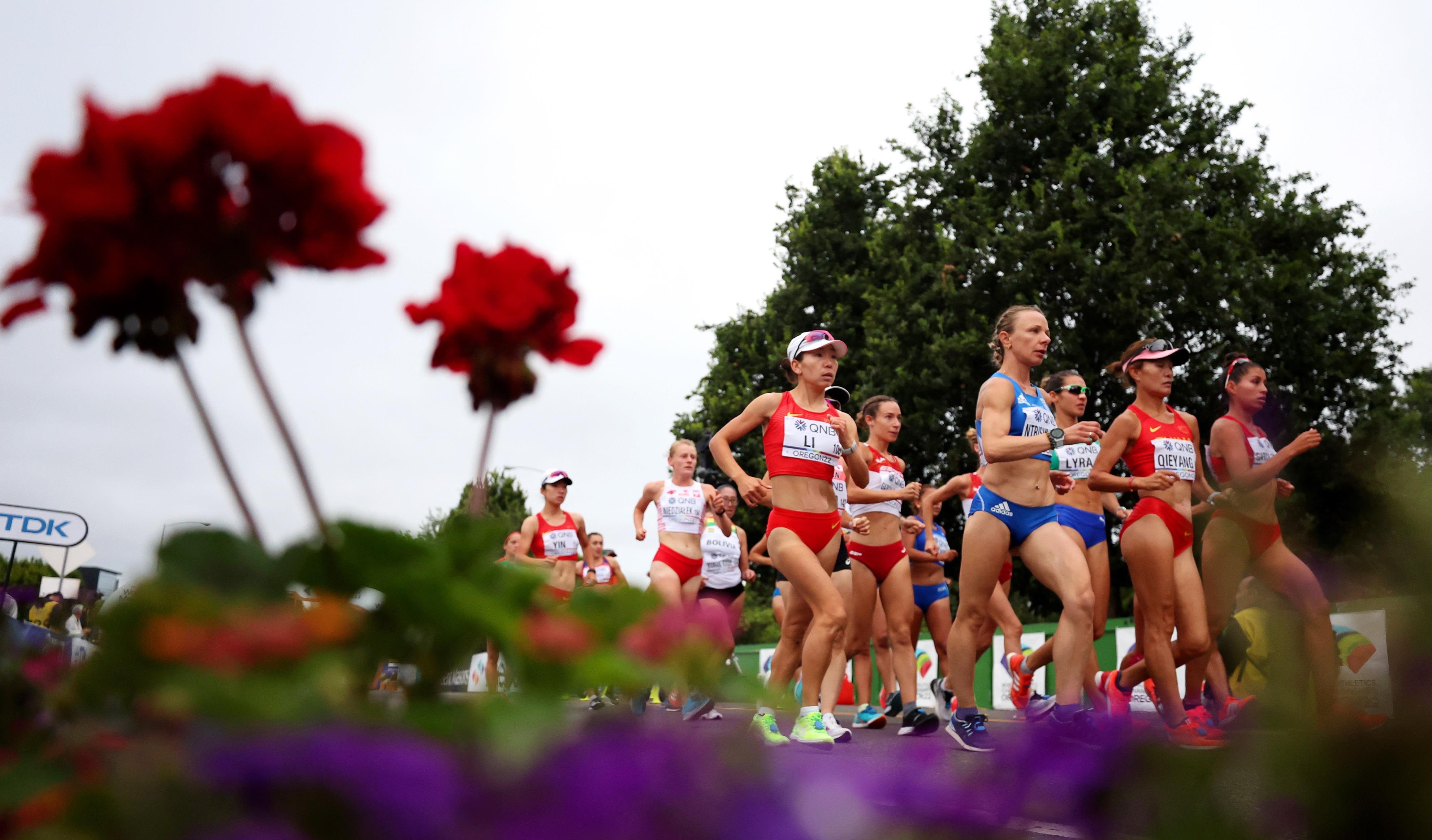 复制黏贴？世锦赛女子20公里竞走、35公里竞走金银铜牌完全一致(5)