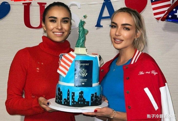 苦等10年！俄罗斯奥运冠军办派对庆祝入籍美国 晒自由女神蛋糕(7)