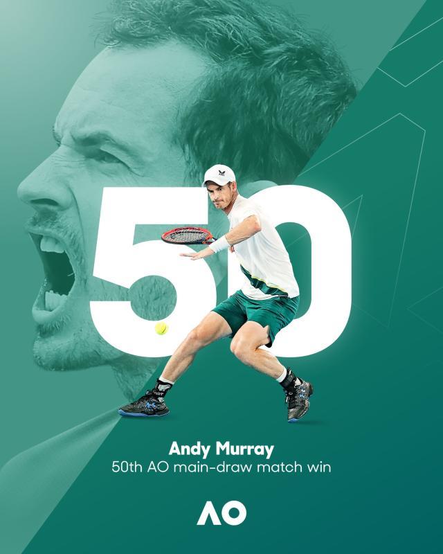 救赛点迎澳网50胜！35岁的穆雷诠释坚持的意义(2)
