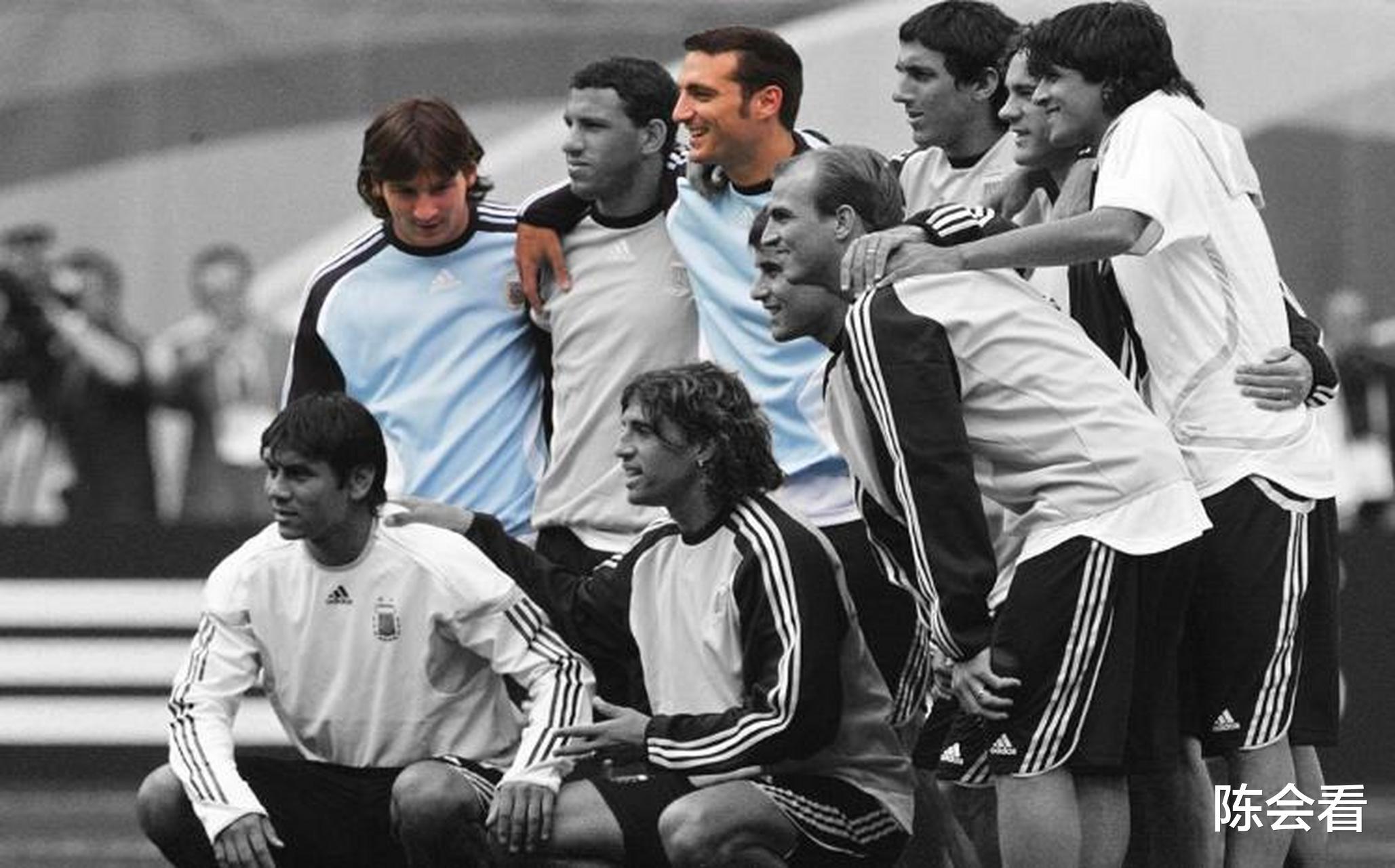 16年前他是梅西的队友，如今却成为了阿根廷的英雄——斯卡洛尼(1)