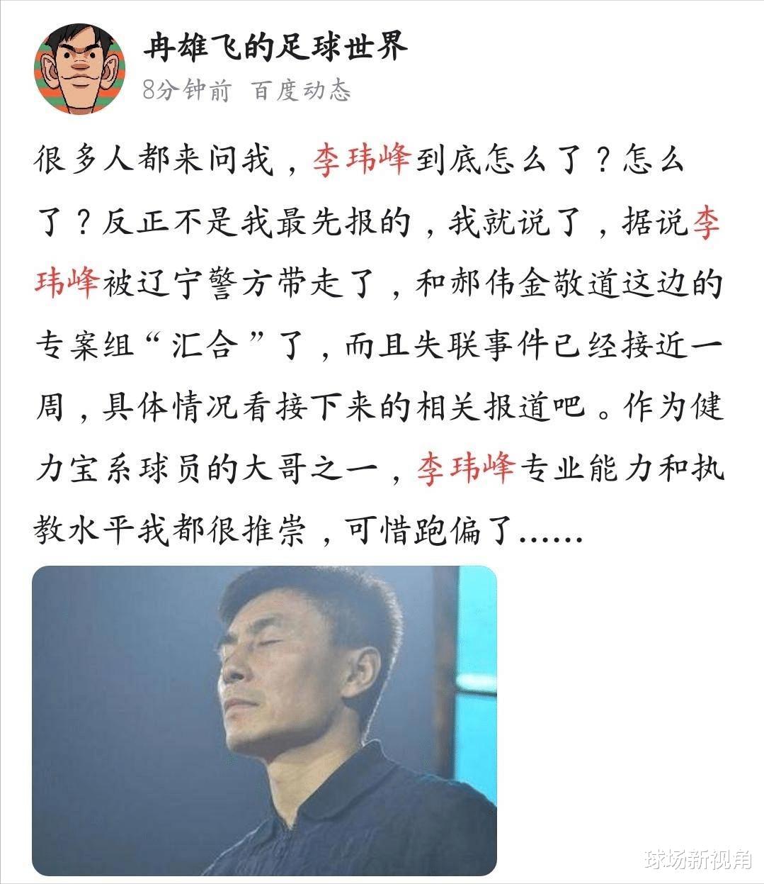 曝李玮峰涉郝伟金敬道案被抓，记者：深夜23点亮相，他在家看孩子(3)