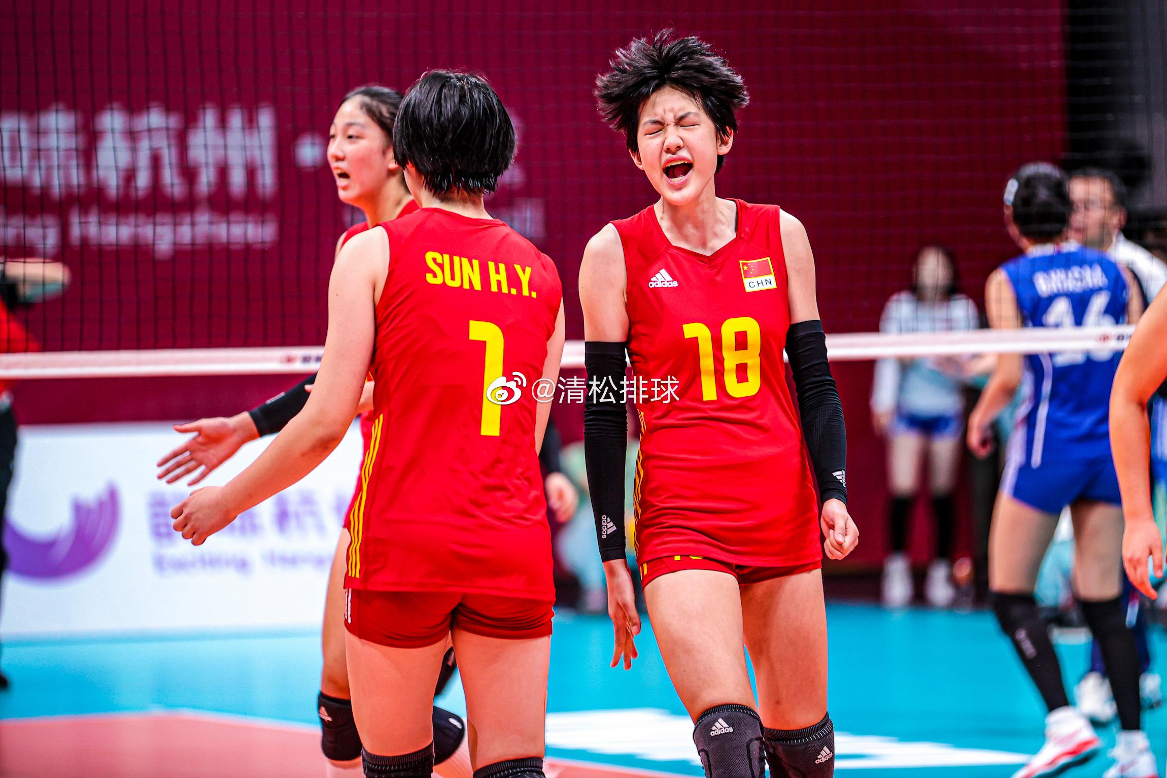 【技术统计】2023年U16女排亚锦赛A组第一轮中国女排3-0蒙古女排（25-1(2)