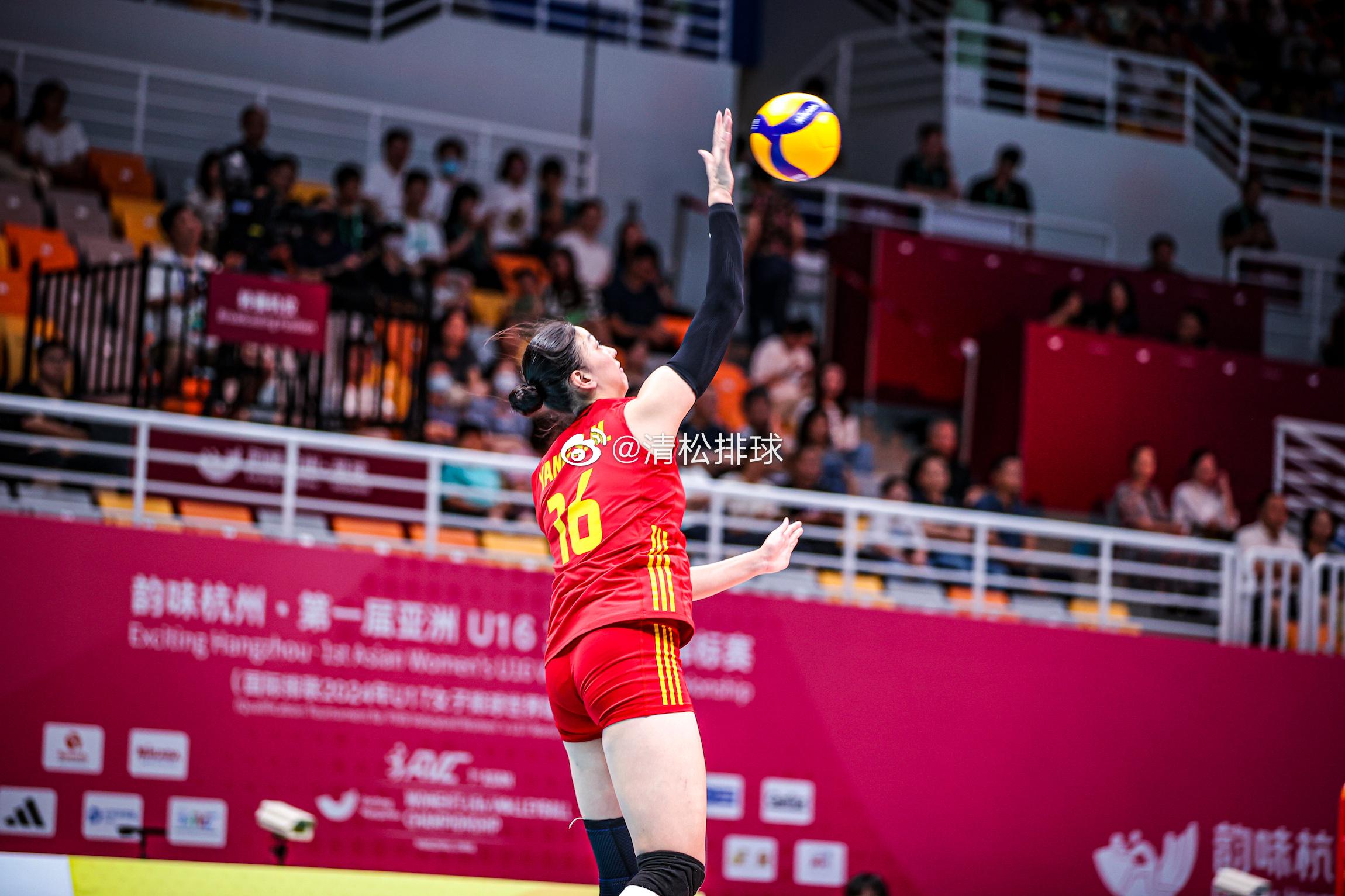 【技术统计】2023年U16女排亚锦赛A组第一轮中国女排3-0蒙古女排（25-1(7)