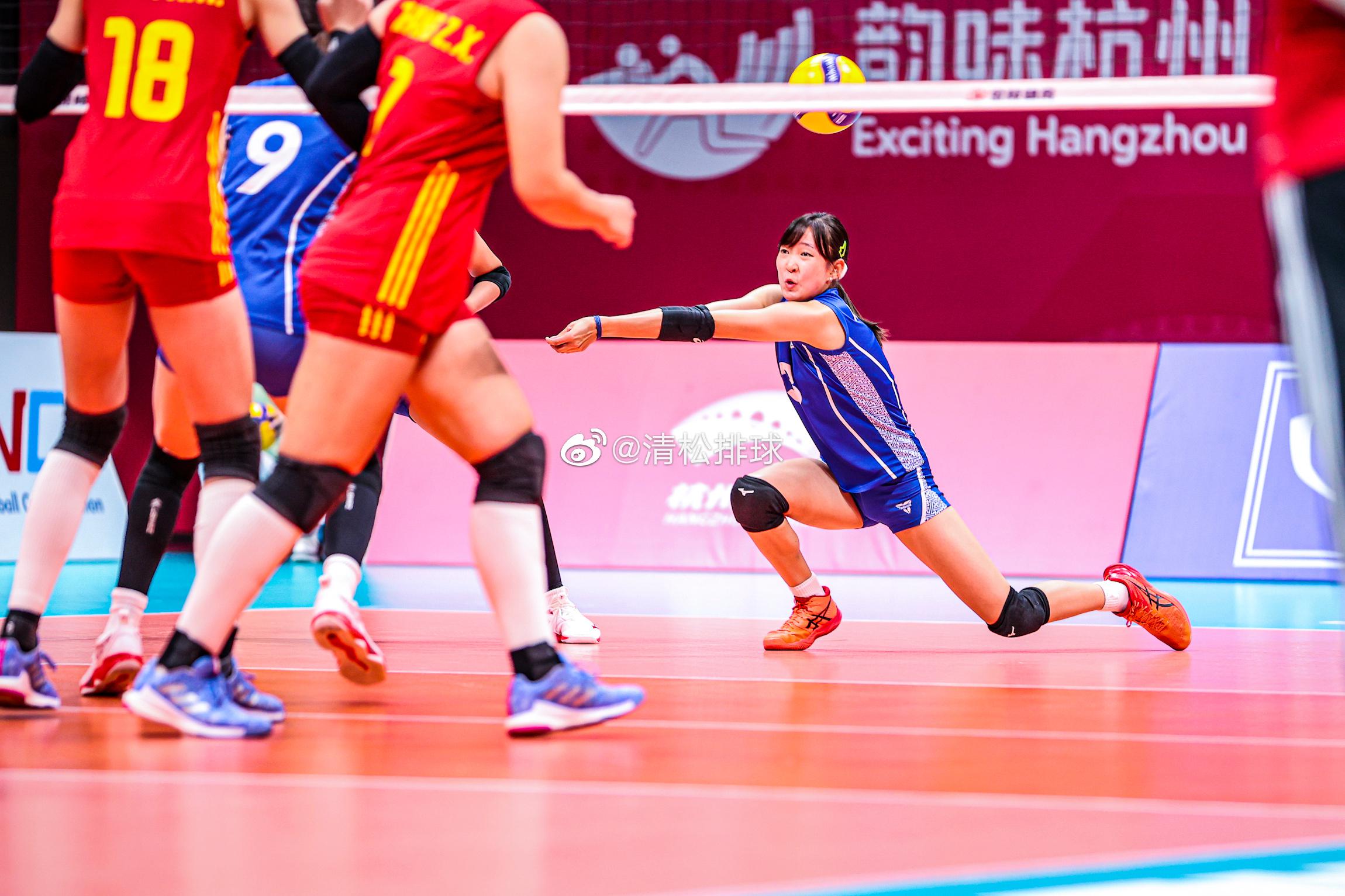 【技术统计】2023年U16女排亚锦赛A组第一轮中国女排3-0蒙古女排（25-1(8)