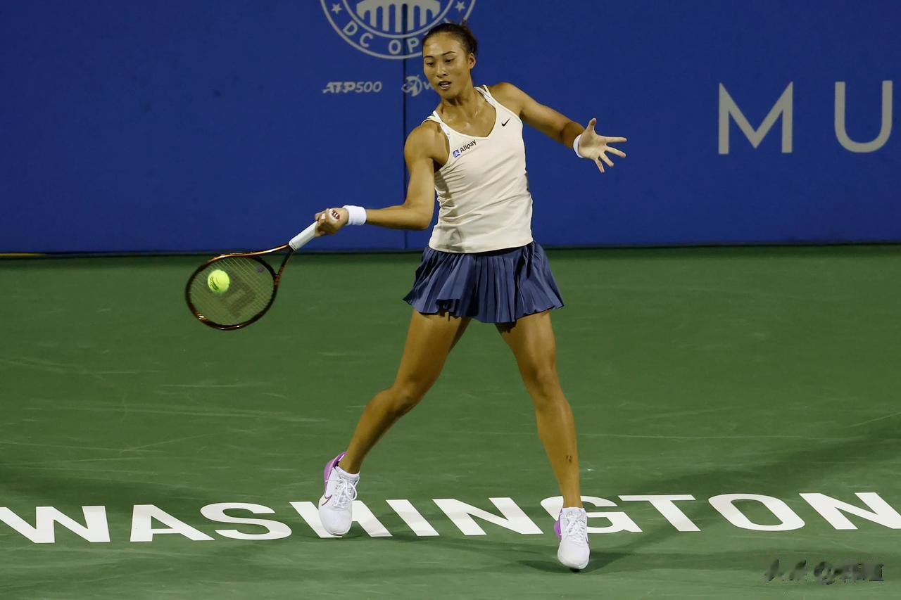 刚刚赢得生涯首冠的郑钦文，0比2不敌凯斯止步华盛顿站（WTA500）女单首轮，全(1)