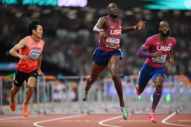 男子110米栏霍洛威实现三连冠 日本选手泉谷骏介13秒19获第五(2)