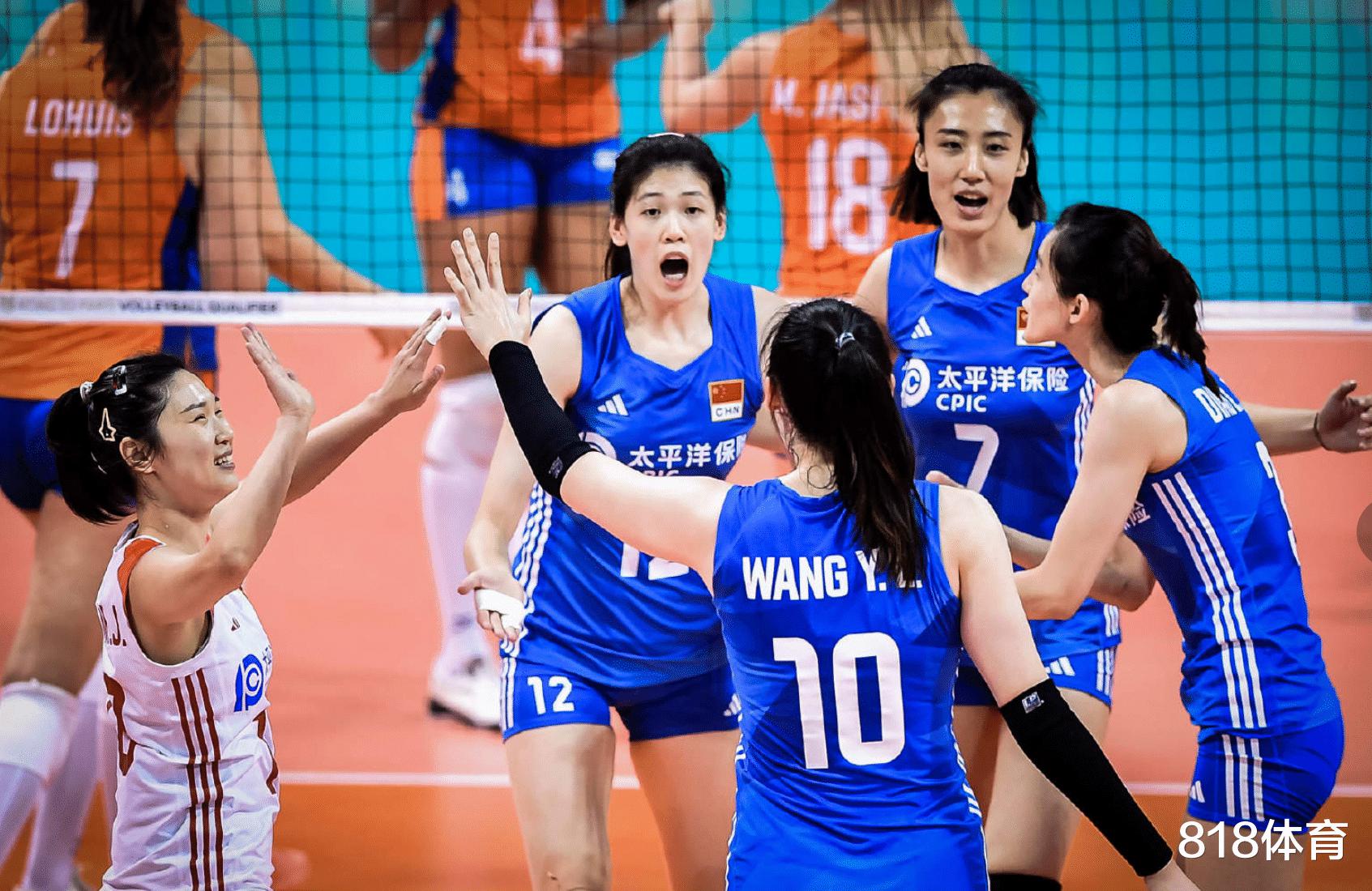 无能！中国女排被荷兰让2追3大逆转，第四局21-13领先8分错过3赛点(4)