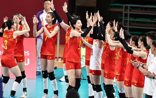 亚运女排八强诞生！中国女排3-0轻松晋级，泰国、日本小组赛全胜(5)