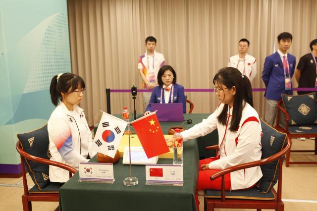亚运会围棋赛中国队迎来首金，女团2比1力压韩国队(3)