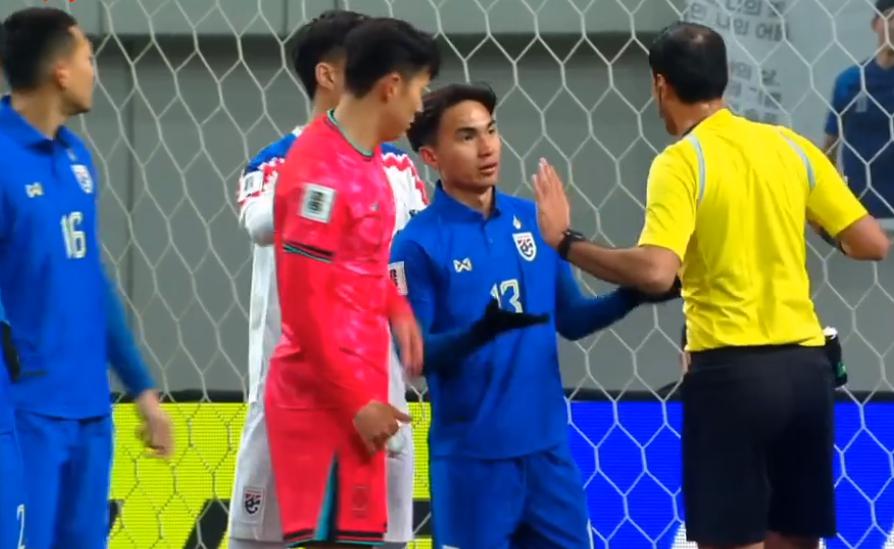 世预赛：韩国主场被爆冷，领先被泰国队1-1逼平，李刚仁替补(4)